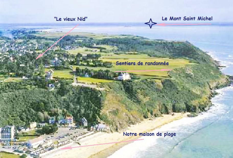 "Le Vieux Nid" Villa Carolles Eksteriør billede